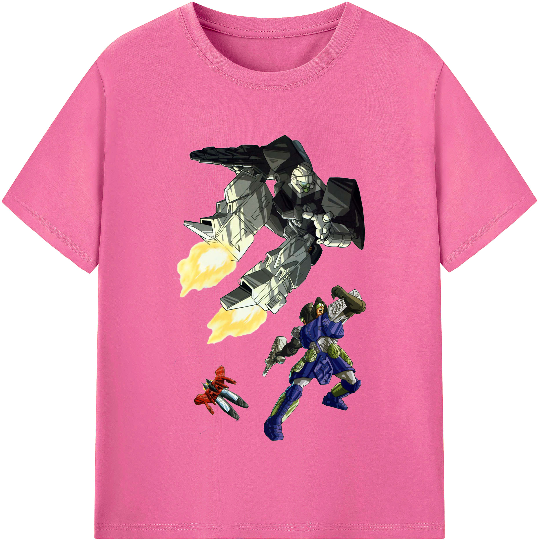 （画像用）  レディースカジュアルプリントTシャツ（綿100％）
